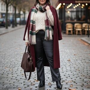 Ashley Stewart Plus 16W Gray Work Pants NWT